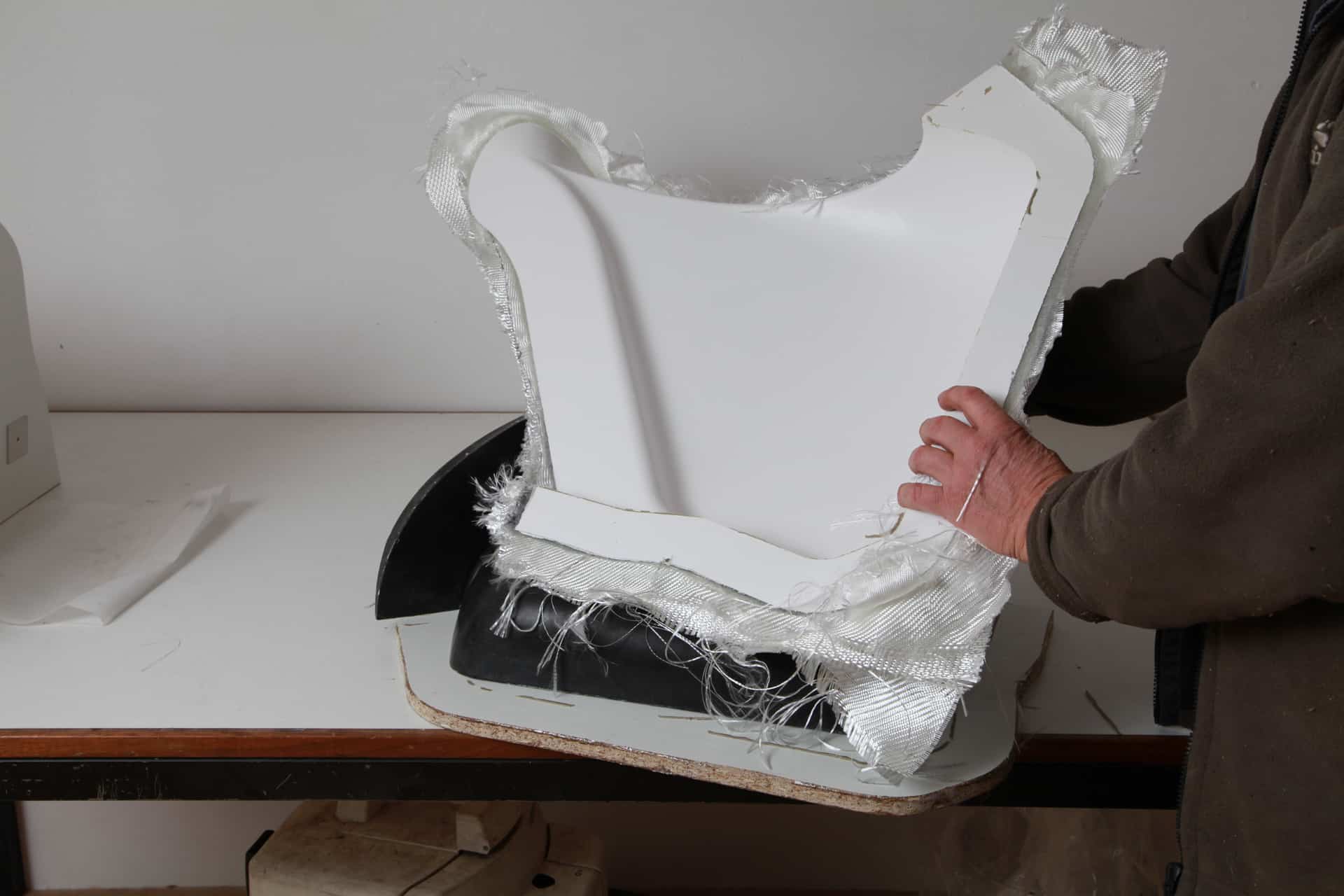 Laminiertes Bauteil hergestellt mit einer 3D gedruckten Sandform