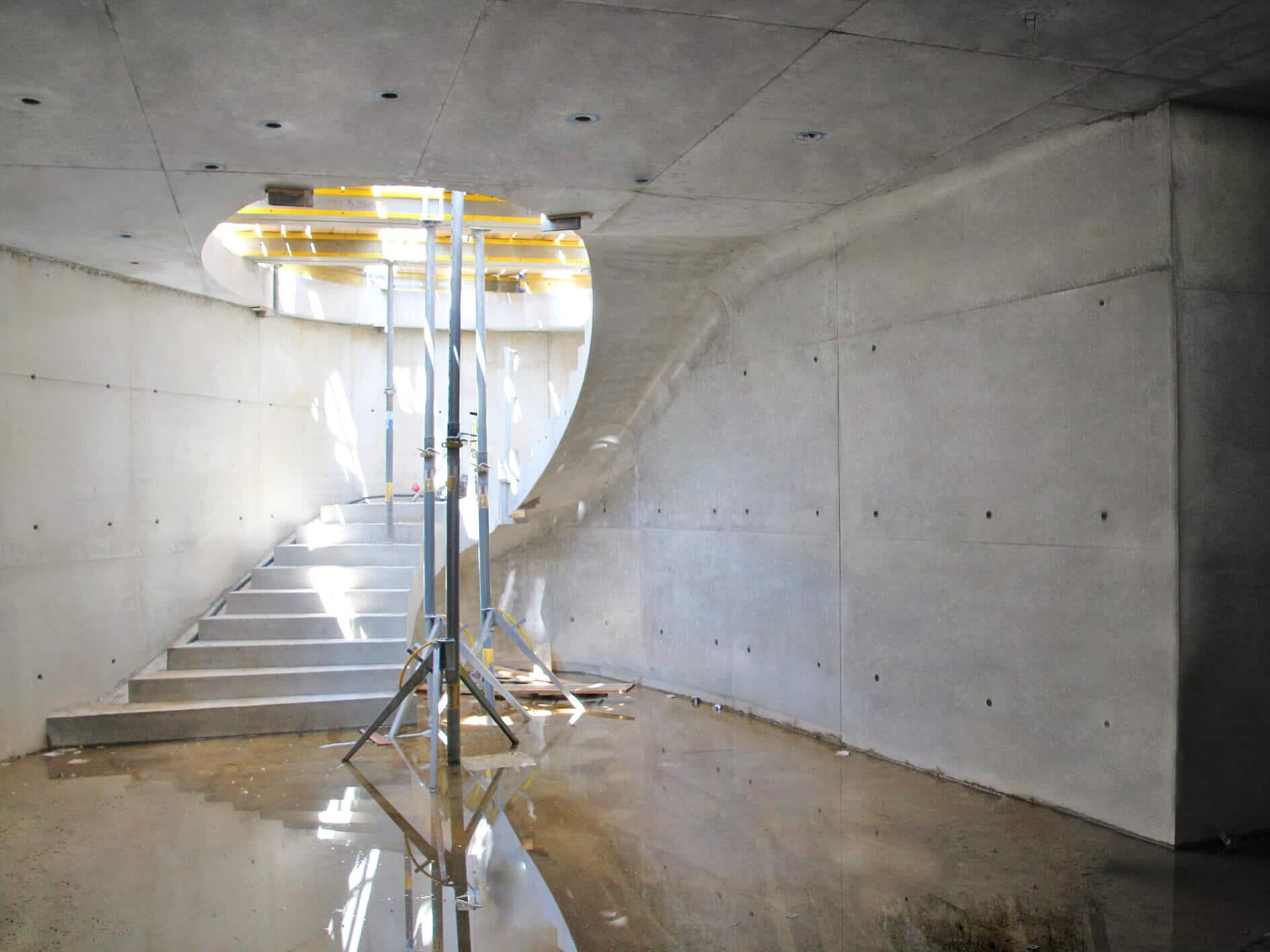 3D-gedruckte Betonschalung für Treppe von voxeljet