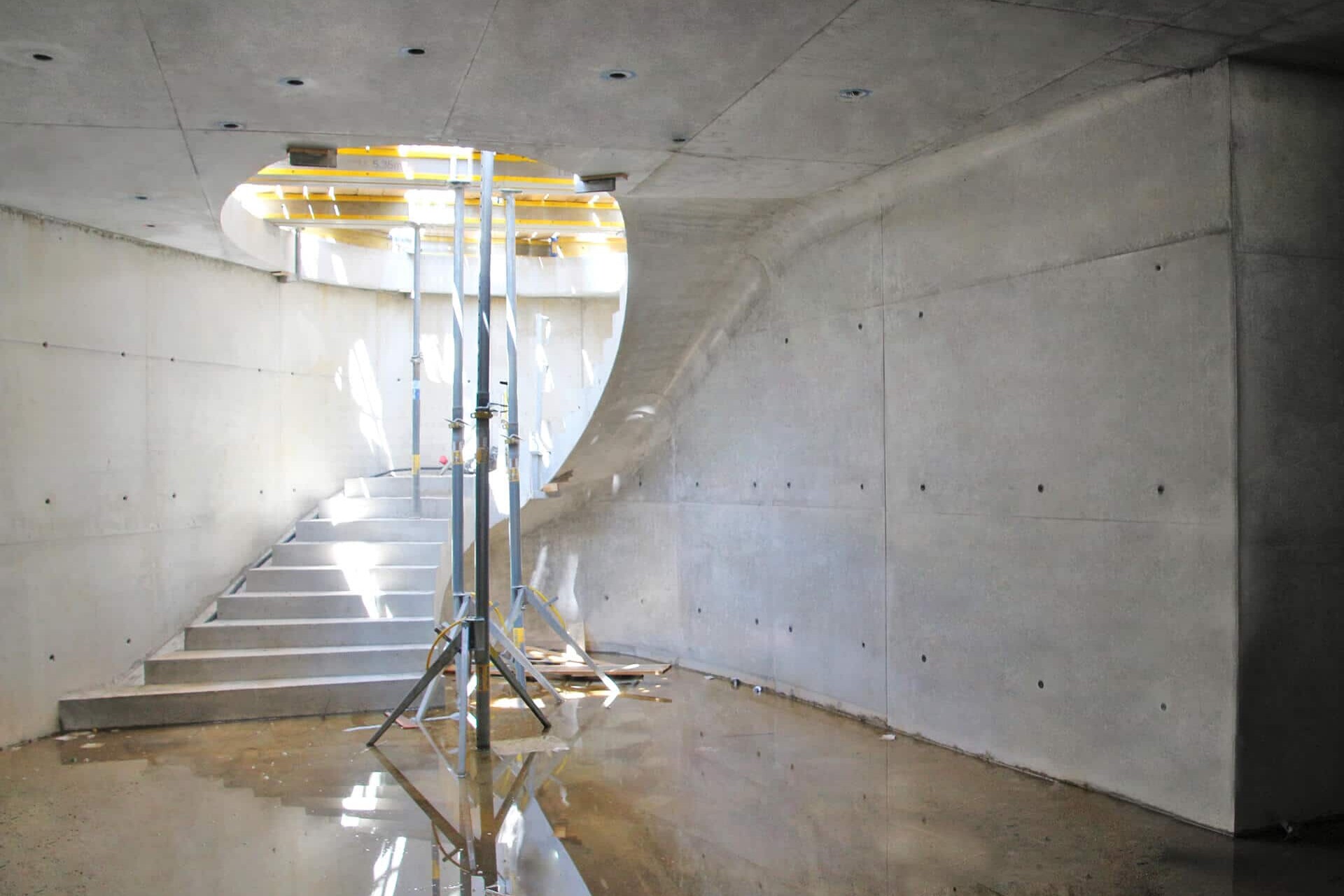 3D-gedruckte Betonschalung für Treppe von voxeljet