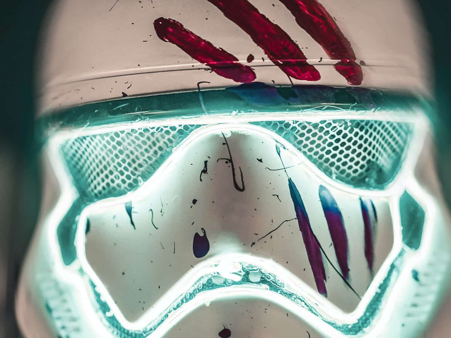 3D gedruckter Stormtrooper Helm von voxeljet