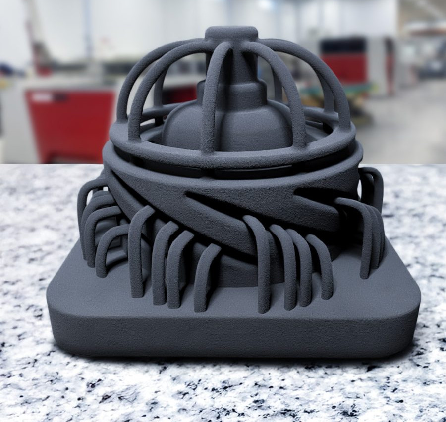 A 3d printed sand core from Liberty Pattern Company