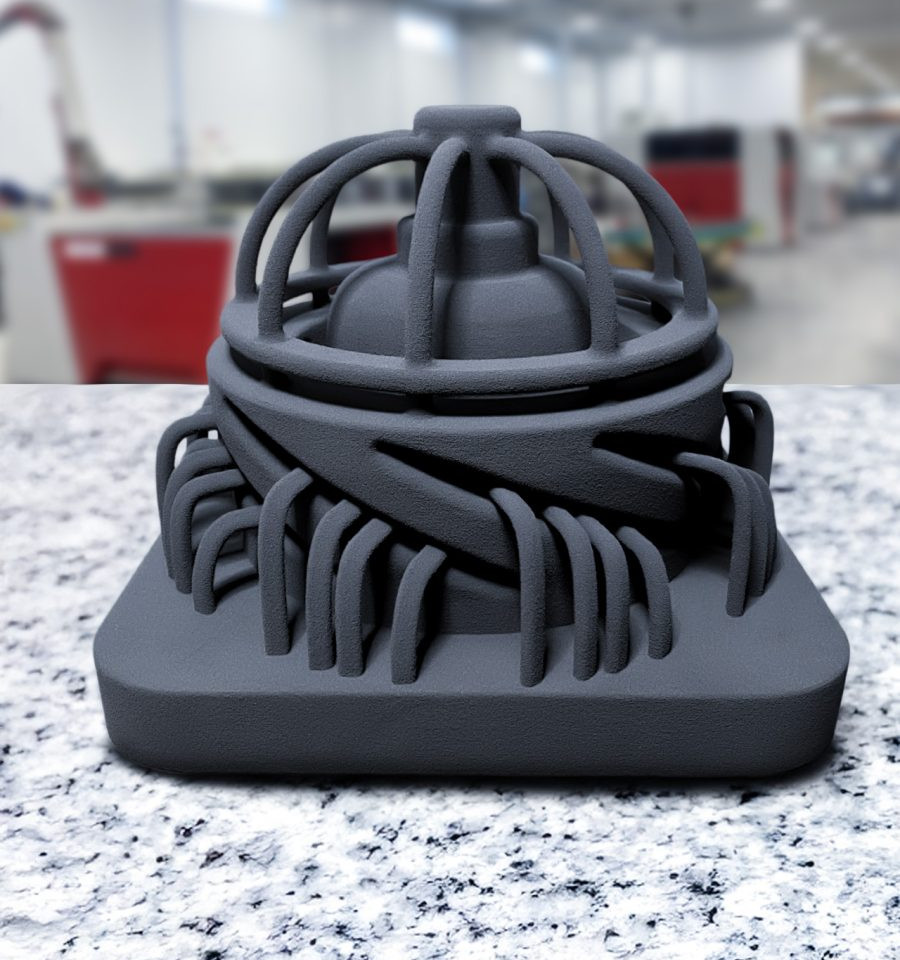 A 3d printed sand core from Liberty Pattern Company